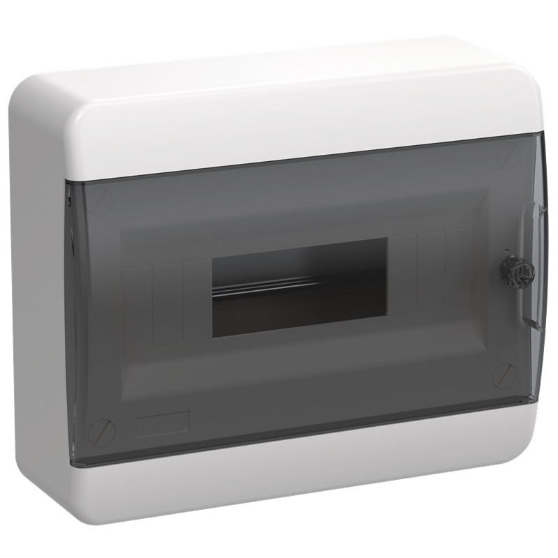 Бокс ЩРН-П-12мод настен пласт бел (дв. прозр) IP41 TEKFOR IEK TF5-KP12-N-12-41-K01-K03