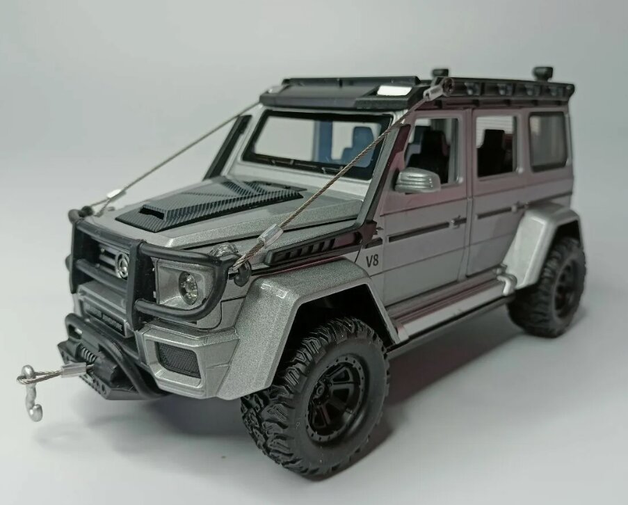 Игрушка машинка металлическая Mercedes G550 с открывающими дверями 1:24 — фото 1