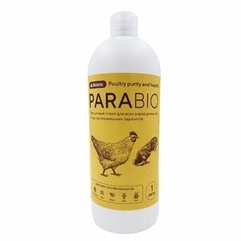 ПараБио (PARABIO)от пухопероеда противопаразитарный спрей для птиц, 1л