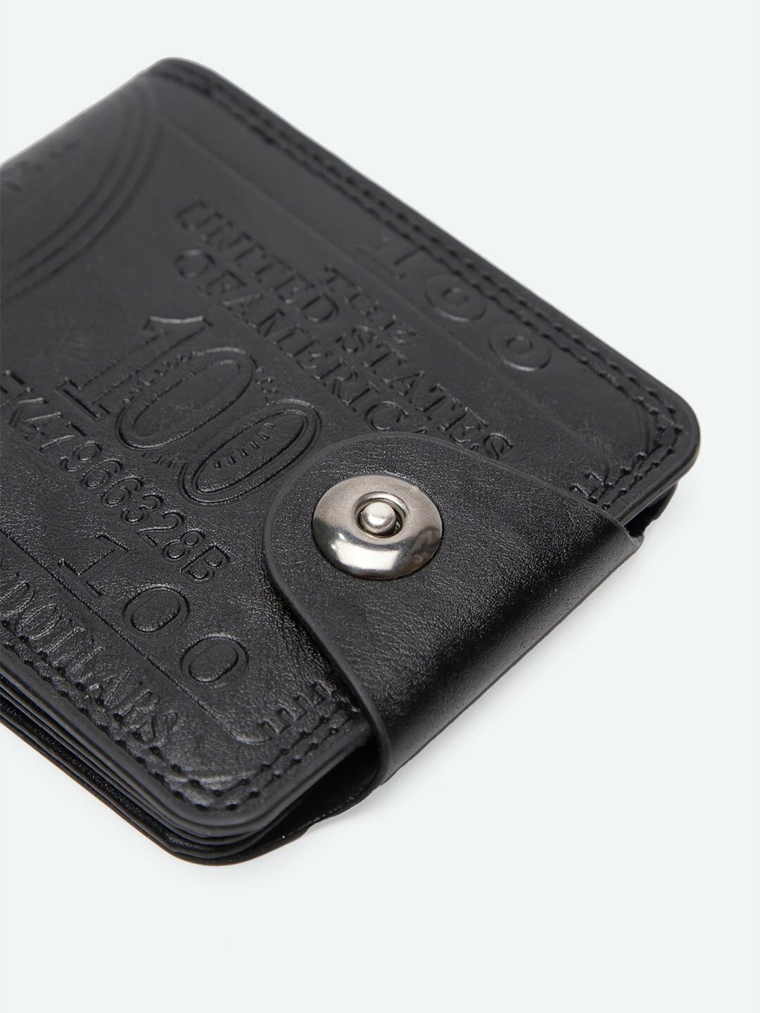 Кошелек , фактура тиснение, black — фото 1