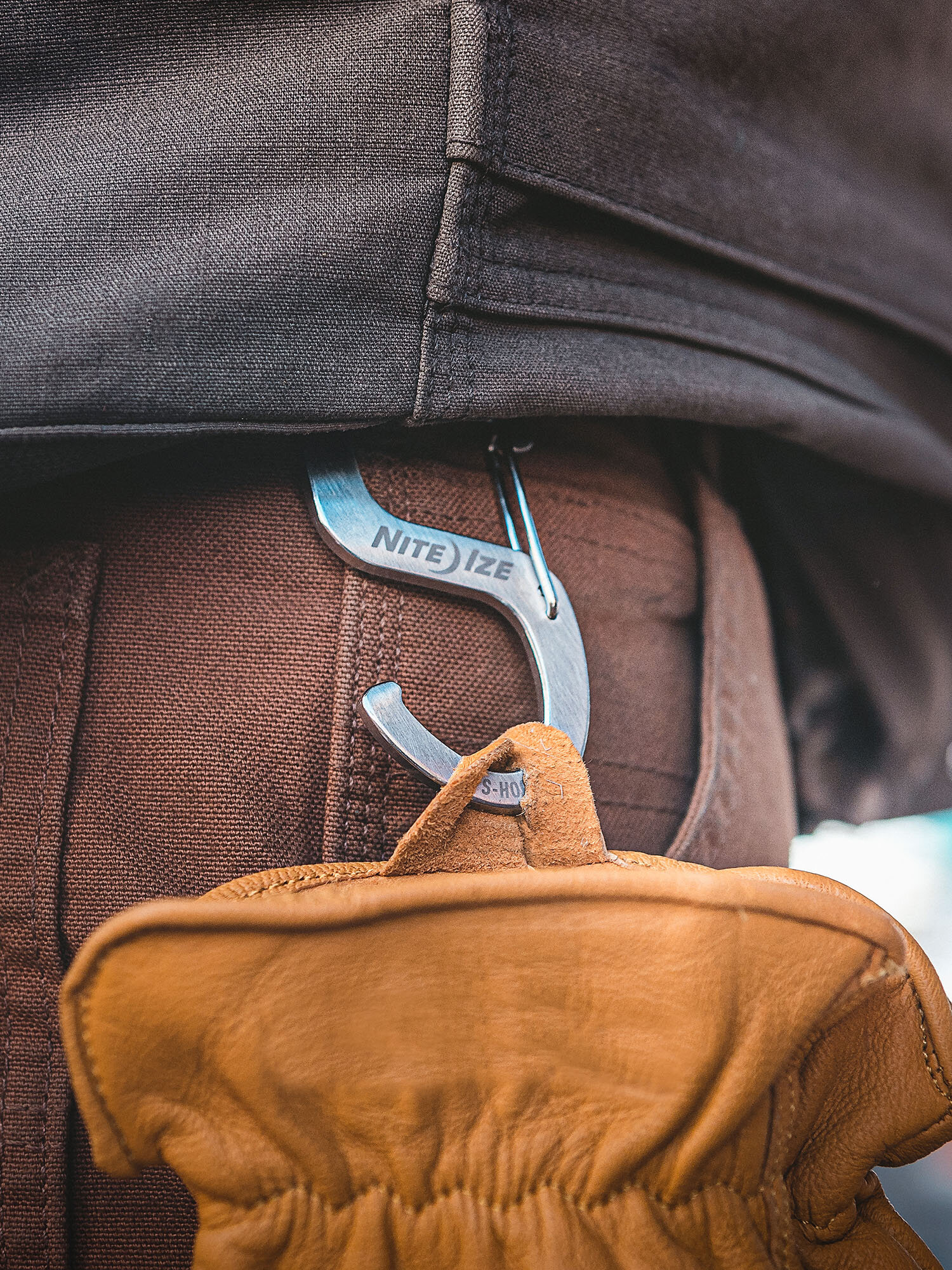 Карабин Nite Ize, 1 шт., серебристый — фото 1