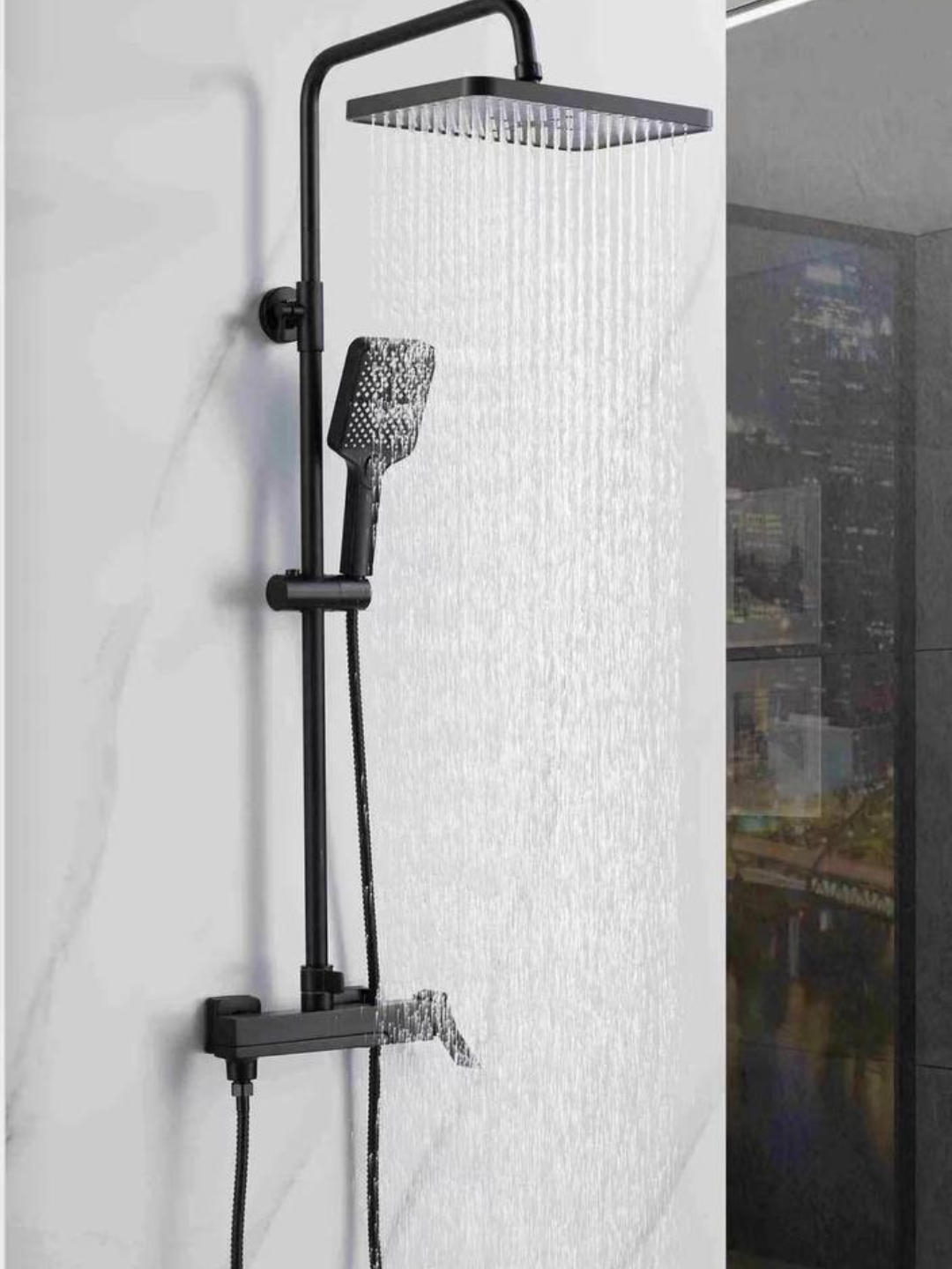 Черная версия: Тропическая душевая система