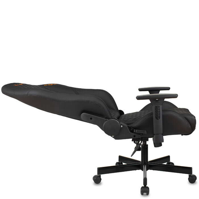 Компьютерное кресло Бюрократ Knight Rampart игровое, обивка: искусственная кожа, цвет: черный - фотография № 15