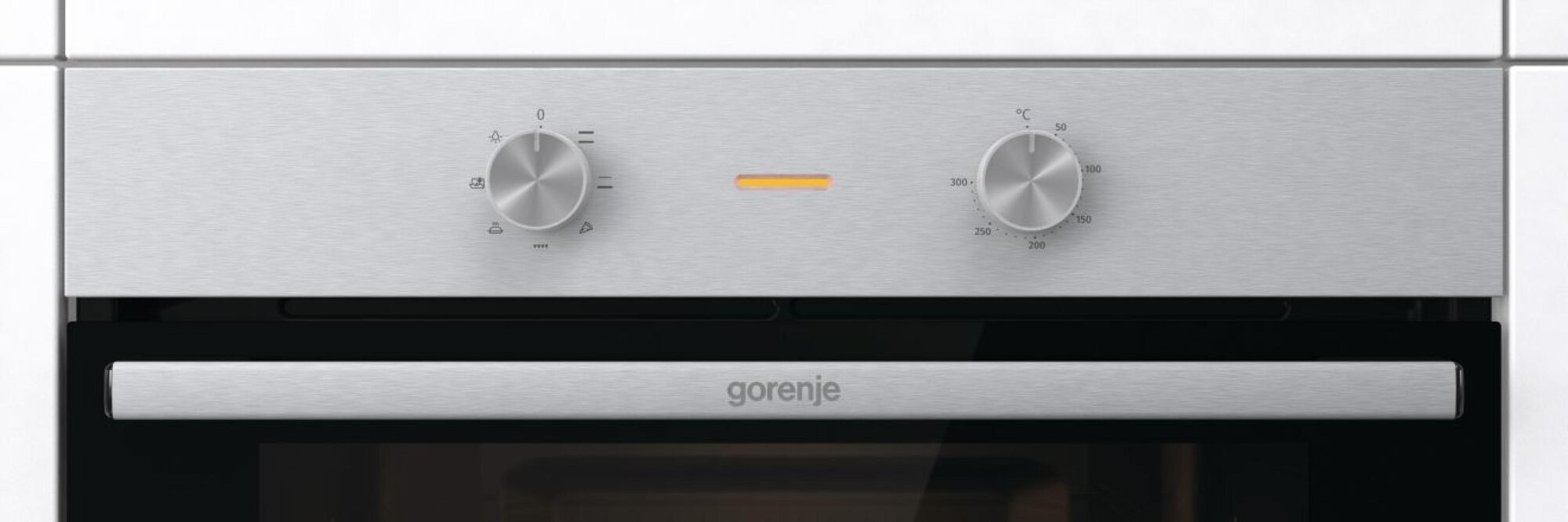 Электрический духовой шкаф Gorenje BO6712E02XK, нержавеющая сталь/черный