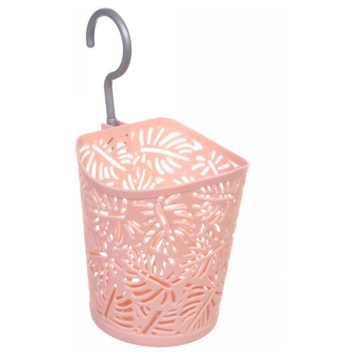 фото Florento корзина для прищепок тропики розовый