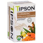 Чай травяной Tipson Turmeric vanilla & cinnamon в пакетиках - изображение