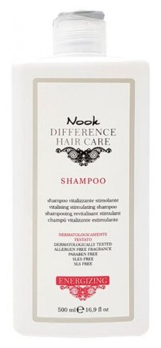 Nook шампунь Difference Hair Care Energizing, 500 мл