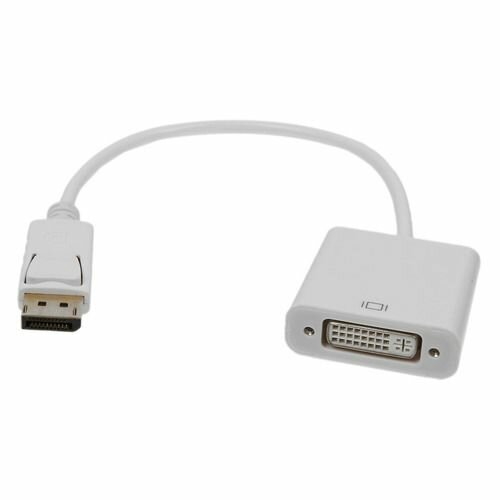 Переходник Display Port DisplayPort (m) - DVI (f), белый