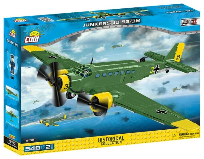 Конструктор COBI самолет JUNKERS JU 52/3M COBI-5710