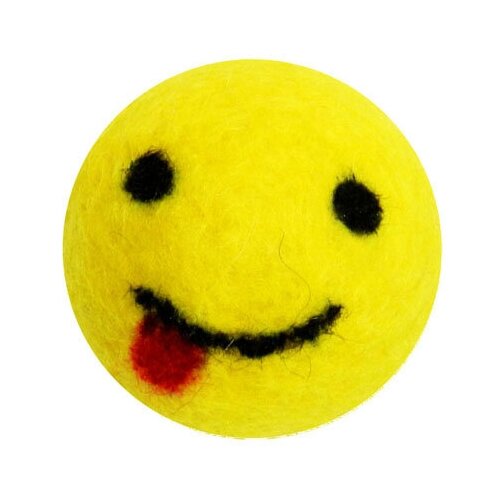 фото Мяч из шерсти livezoo smile язык 4 см