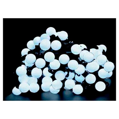 фото Гирлянда sh lights шарики цветные, 1500 см, oldbl100, 100 ламп, белые диоды/черный провод