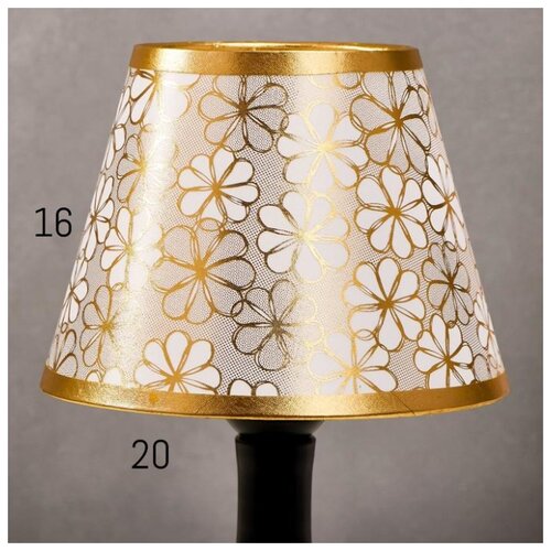 фото Лампа настольная risalux e27, 40 вт, черный, 19*19*29,5 см