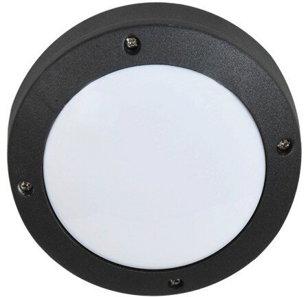 Светильник накладной Ecola GX53 LED B4139S IP65 матовый Круг алюмин. 1*GX53 Черный 145x145x65 FB53SSECS