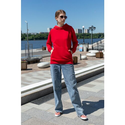 фото Худи магазин толстовок, размер s-40-42-woman-(женский), красный