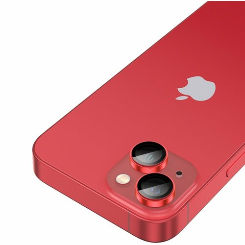 Защитное стекло для линз камеры на iPhone 14, 14 Plus Amazingthing Ar Lens красная рамка 2шт 0.33мм, защита камеры, противоударное, закаленное
