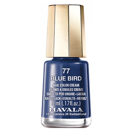 mavala лак для ногтей nail color cream 5 мл 185 moscow Mavala Лак для ногтей Nail Color Cream, 5 мл, 77 Blue Bird