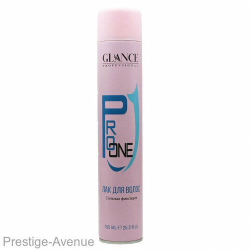 Glance Professional Лак для волос PRO ONE HAIR Сильная фиксация 750 мл