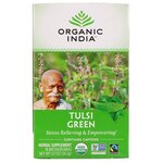 Чай зеленый Organic India Tulsi green в пакетиках - изображение