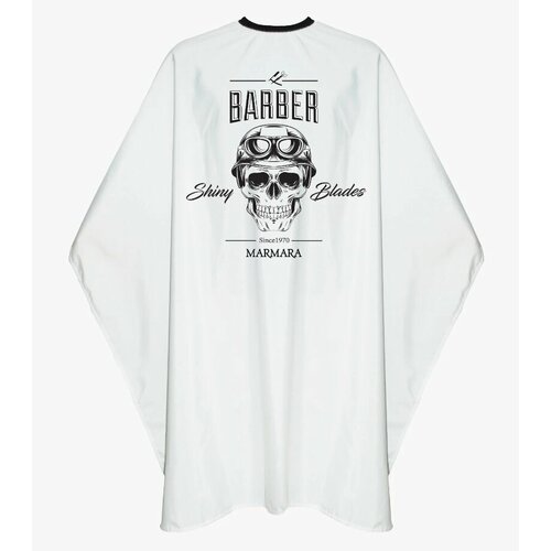 Marmara Barber Skull White - Пеньюар 150х160 см