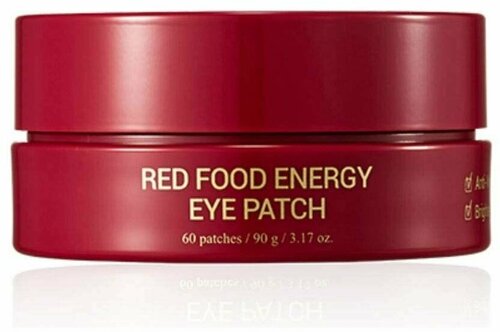 YADAH Антивозрастные гидрогелевые патчи для глаз Red Food Energy Eye Patch