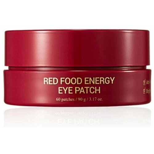 YADAH Антивозрастные гидрогелевые патчи для глаз Red Food Energy Eye Patch антивозрастные гидрогелевые патчи для глаз yadah red food energy eye patch 60 шт