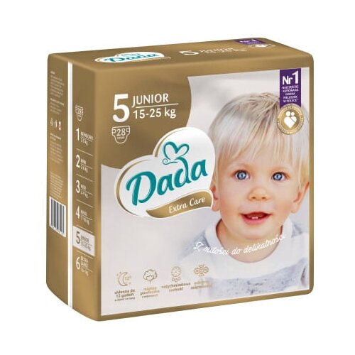 Подгузники детские 5 размер 15-25 кг Extra Care JUNIOR 28 шт