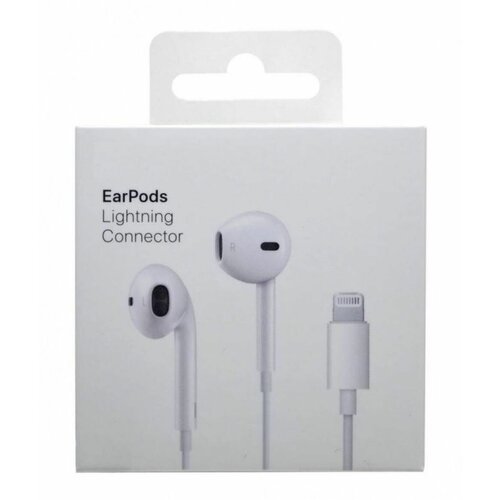 Наушники для iPhone 7 8 X XS XR 11 Pro Max 12 Mini Pro Max разъём Lighting 140000₽