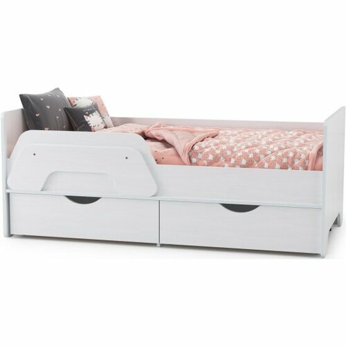 Кровать Mobi с ящиками Уна 11.22 цвет белый