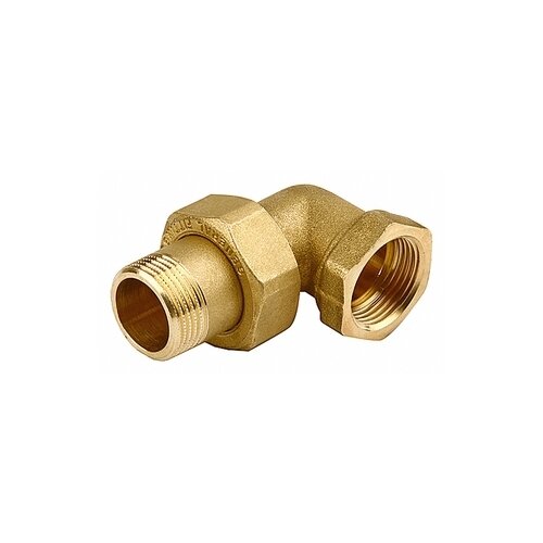 Фитинг резьба штуцер General Fittings 51035-G/S-1/2, ½ соединитель general fittings прямой с накидной гайкой латунь г ш 1 2 51037 g s 1 2