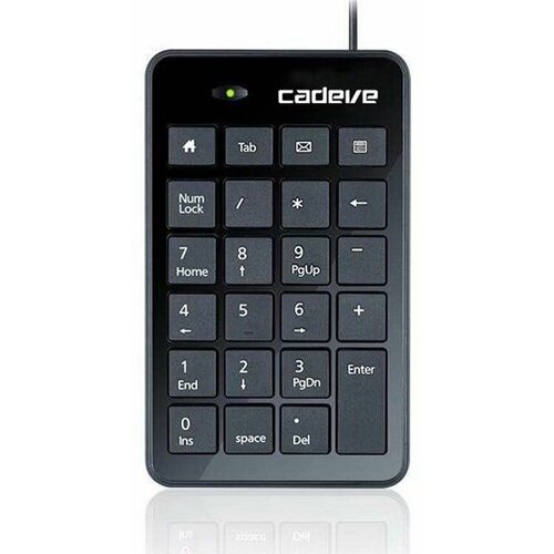 Числовой блок-клавиатура цифры Cadeve 670 USB slim 15 метра кабель для ноутбука и компьютера 79500₽