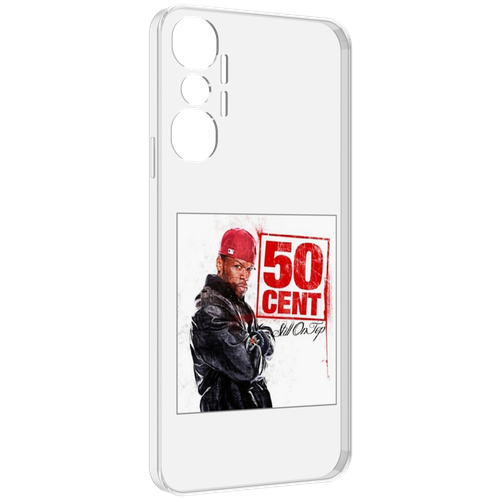 Чехол MyPads 50 Cent - Still On Top для Infinix Hot 20 4G задняя-панель-накладка-бампер