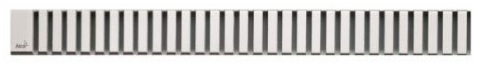Решетка для лотков AlcaPlast LINE-650M нержавеющая сталь матовая