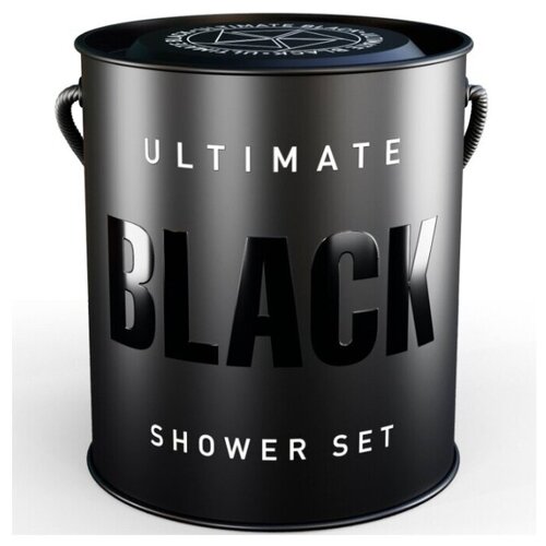 Подарок на новый год! от Organic Black Мужской подарочный набор для душа ULTIMATE BLACK, Premium