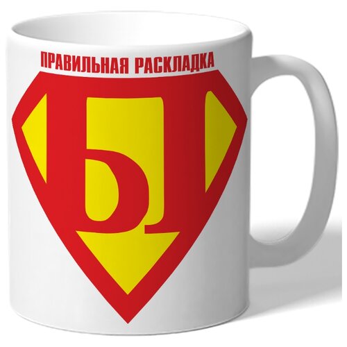 фото Кружка правильная раскладка ы drabs