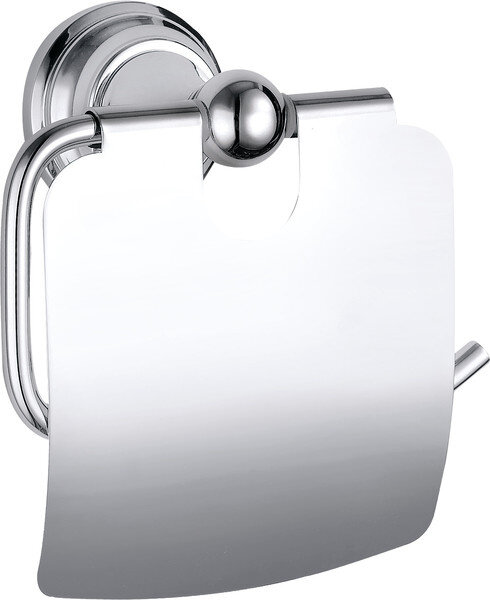 Настенный держатель туалетной бумаги 136 мм. с крышкой, RAV-SLEZAK, MKA0400
