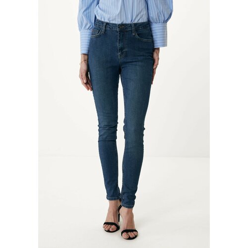 Джинсы скинни MEXX, размер 32/32, синий джинсы зауженные mexx прилегающий силуэт карманы размер 116 голубой