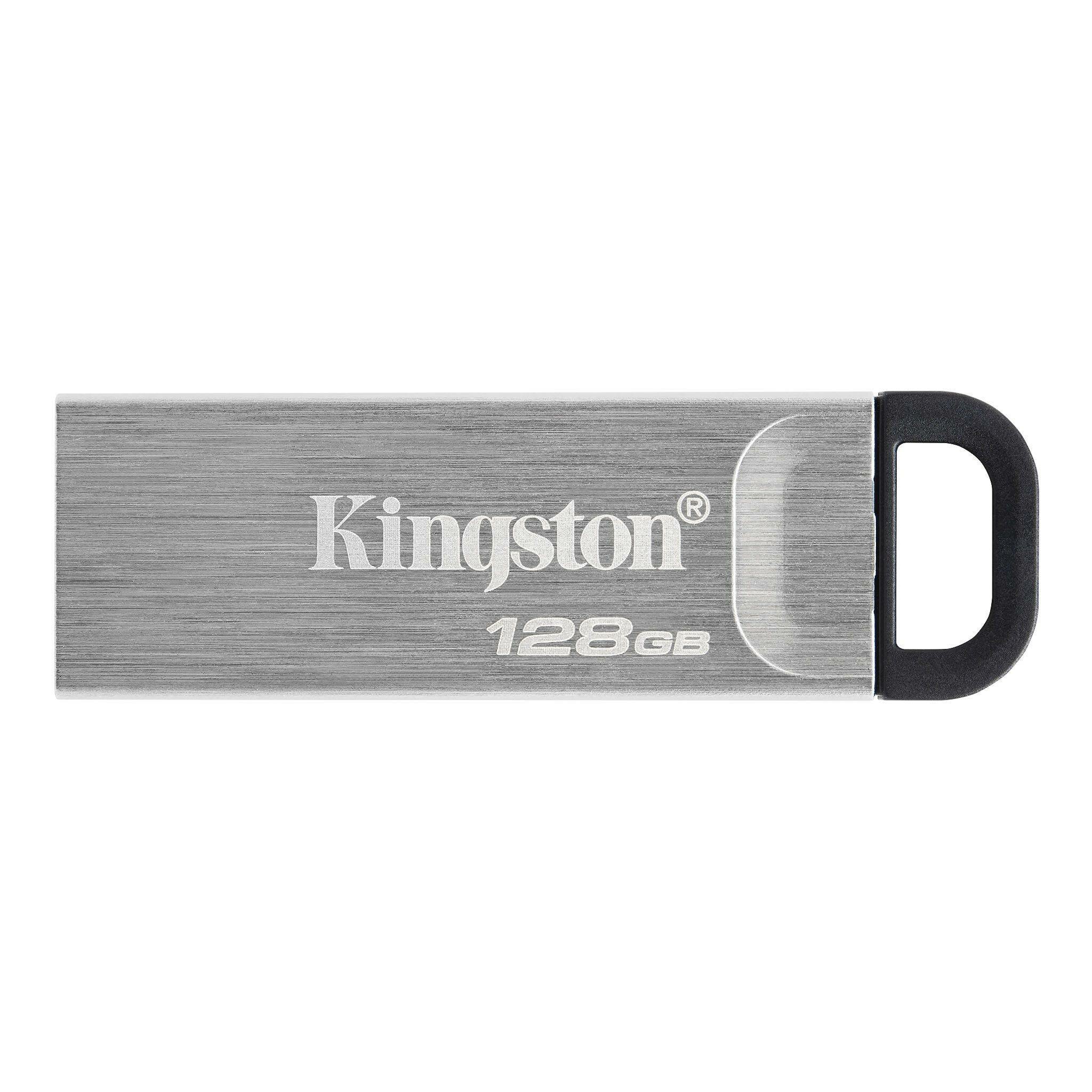 Флешка Kingston DataTraveler Kyson 128 ГБ, 1 шт., серебристый - фото №11