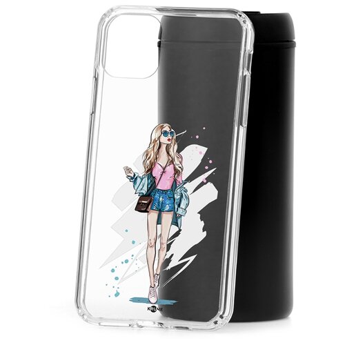фото Чехол на ip 11 pro max kruche print fashion girl