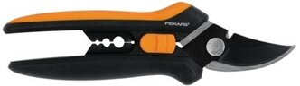 Секатор FISKARS Solid SP14 черный/оранжевый