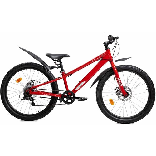 Горный велосипед Forward - SPIKE 24 disc 2023 11 Красный Белый 20750₽