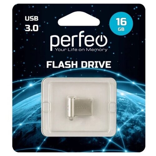 Флеш Perfeo USB 3.0 16GB M06 Metal Series