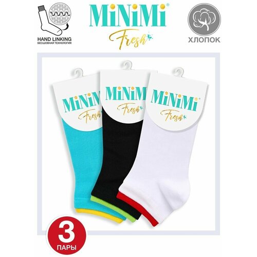 фото Носки minimi, 3 пары, размер 39-41 (25-27), мультиколор
