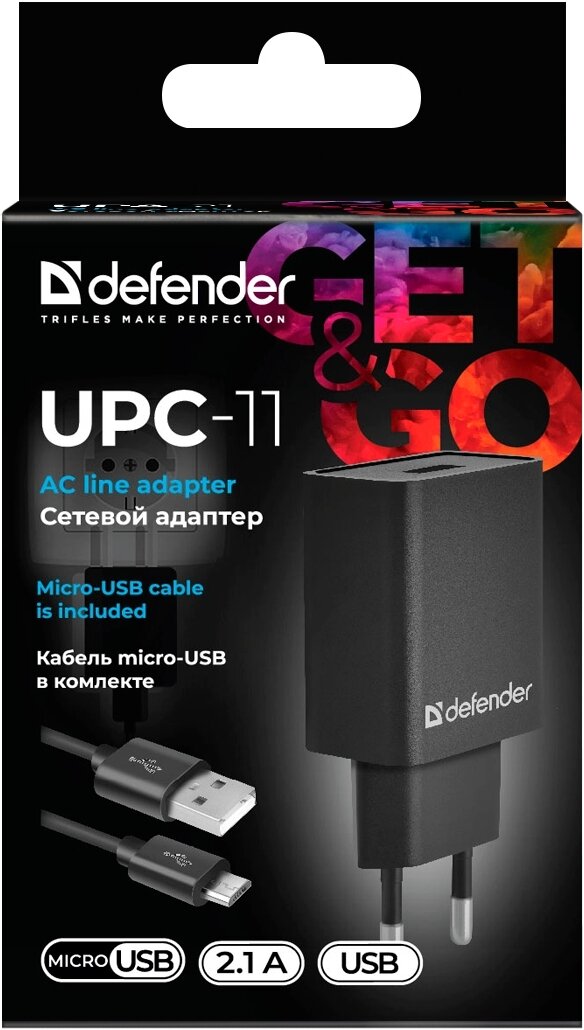 Сетевое зарядное устройство Defender UPC-11