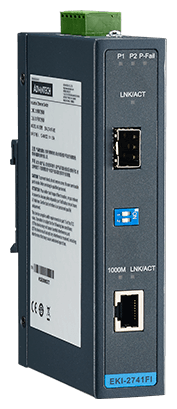 Модуль интерфейсный EKI-2741FI-BE 10/100/1000T (X) to SFP Gigabit Industrial Media Converter Advantech