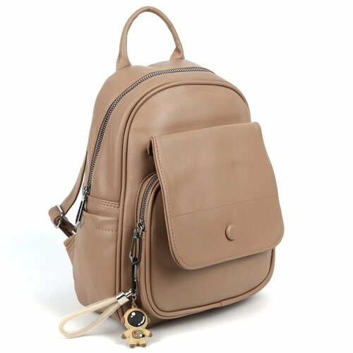 фото Рюкзак z166-19 хаки, фактура гладкая, бежевый piove