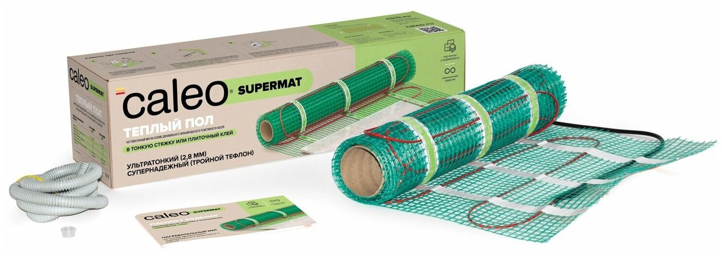 Нагревательный мат CALEO SUPERMAT 200 Вт/м2 3.6 м2