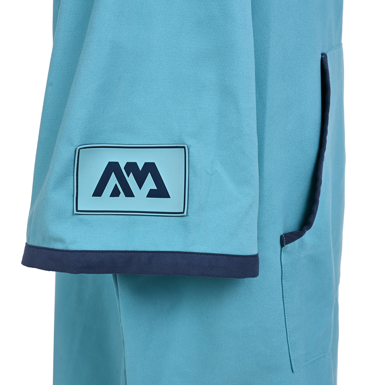 Пончо для вейкборда, водных лыж, водных видов спорта Aqua Marina micro-fabric change poncho aqua, размер M