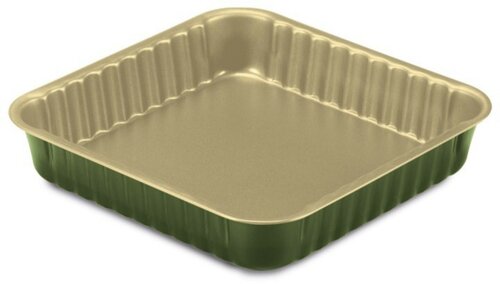 Форма для выпечки квадратная рифленая Guardini Bake Natural, размером 24х24 см