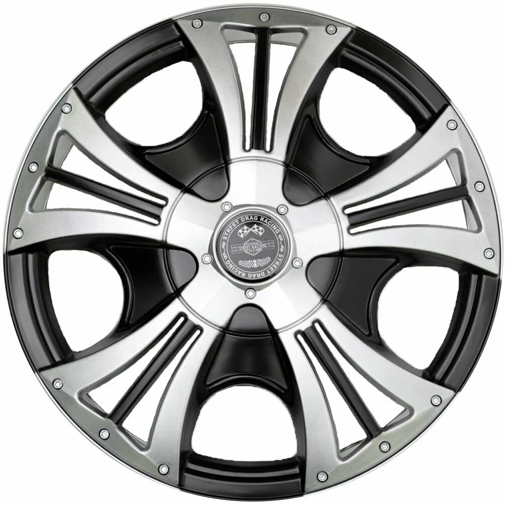 Колпаки на колеса бумер супер сильвер R14 комплект 4шт на диски радиус 14 легковой авто цвет серый серебристый черный карбон.