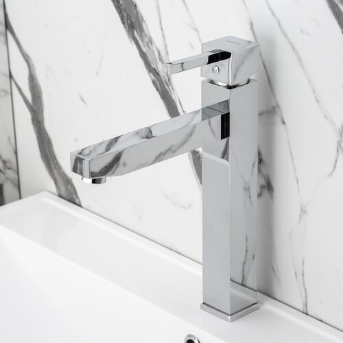 Комплект смесителей для раковины и для биде с донными клапанами DEMM URAL 8414/8420 хром